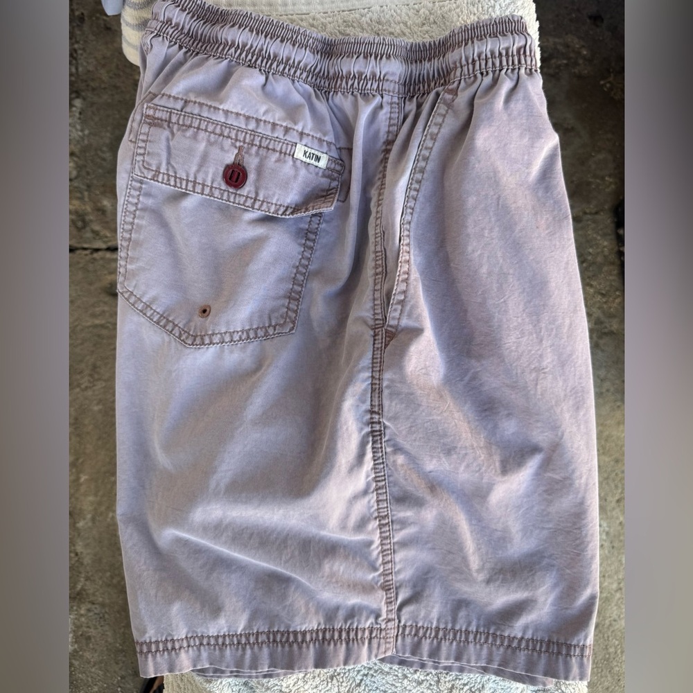 Preloved KATIN .men’s swim shorts Light Lavender Drawstring Pants.